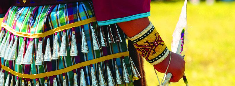 Native jingle dress dancer